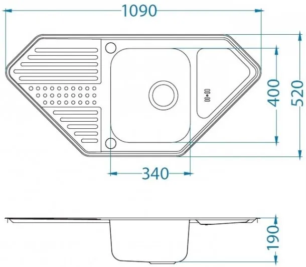 Кухонная мойка Alveus Pixel 70 в Москве и Московской области от магазина Ammina