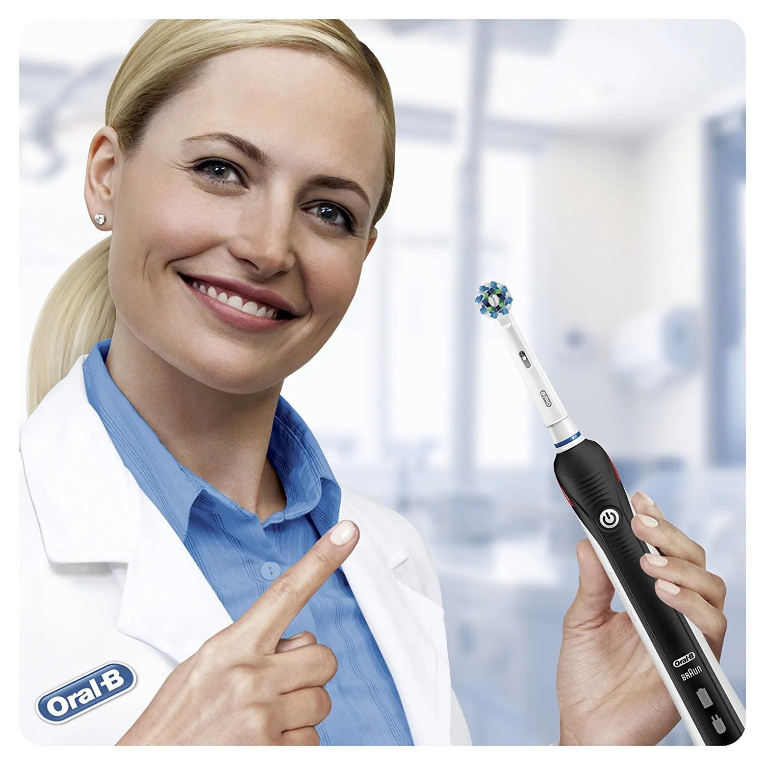 Электрическая зубная щетка Braun Oral-B PRO 2500 Cross Action в Москве и Московской области от магазина Ammina