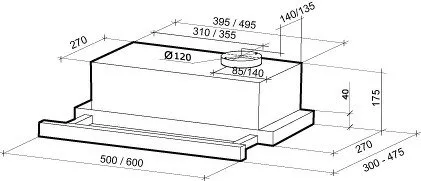 Вытяжка Shindo Maya 600 в Москве и Московской области от магазина Ammina