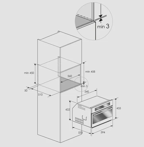 Встраиваемая пароварка Fulgor Milano CCSO 4511 TC в Москве и Московской области от магазина Ammina