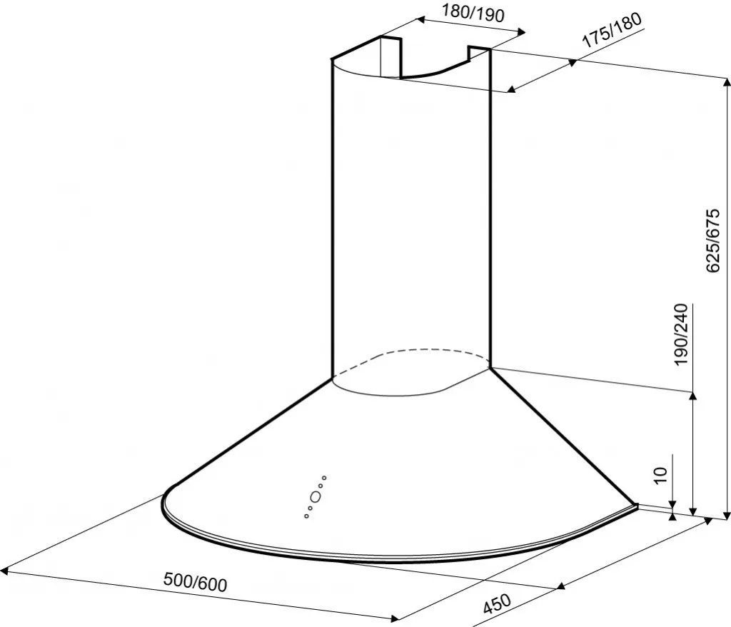 Вытяжка Krona Diana 900 3P в Москве и Московской области от магазина Ammina