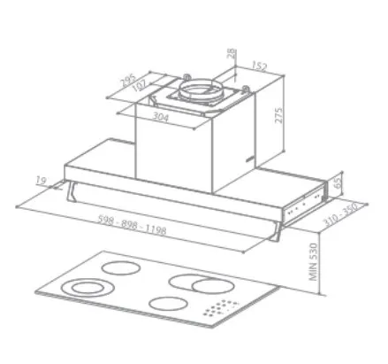 Вытяжка Faber Stilnovo Plus A 60 в Москве и Московской области от магазина Ammina